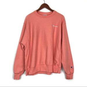 champion coral sweatshirt